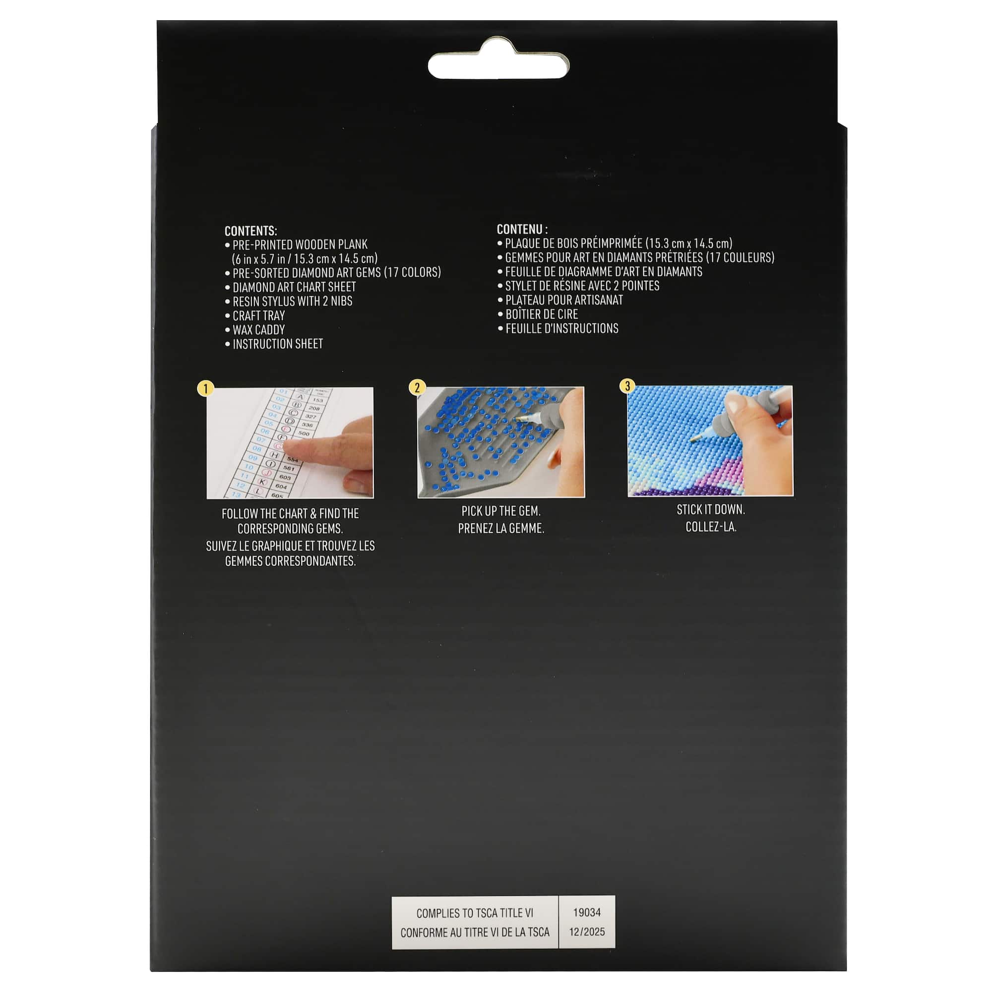 6" Pink Rose Diamond Art Kit by Make Market®